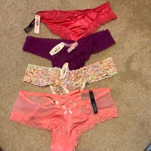 Set of 4 Victoria Secret Panties
